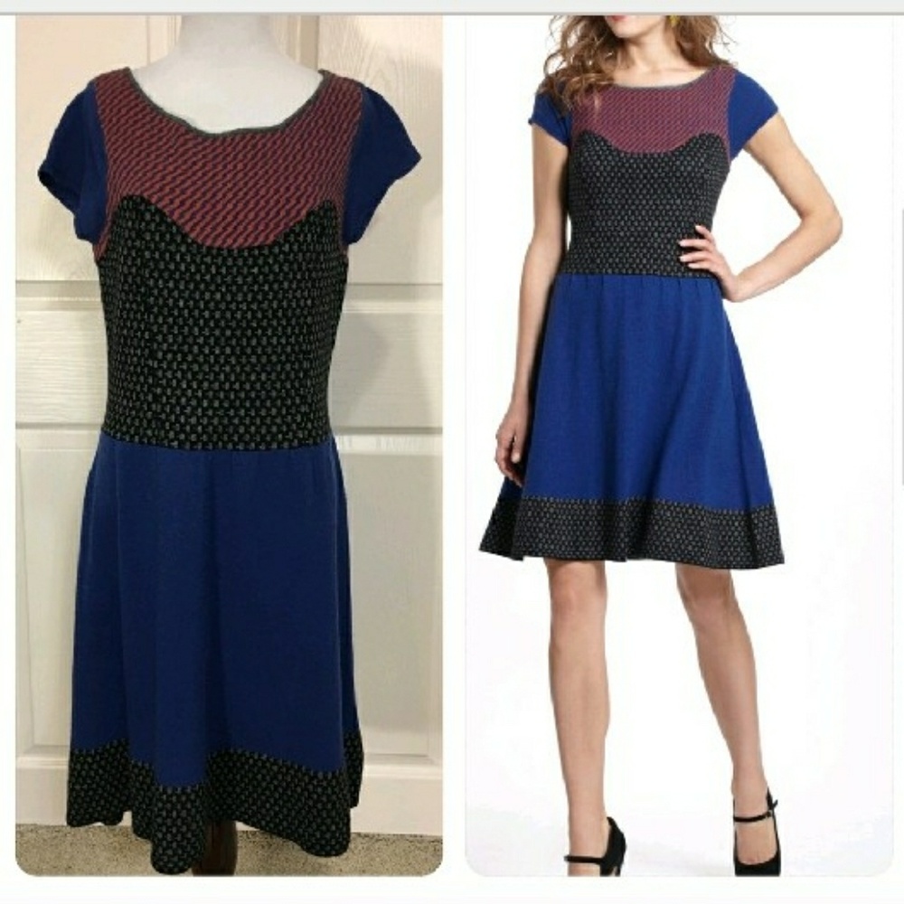 Anthropologie Sparrow Intarsia Sweater Dress